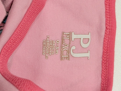 PJ Place Dream Big Unicorn Pajama Set 0-3M