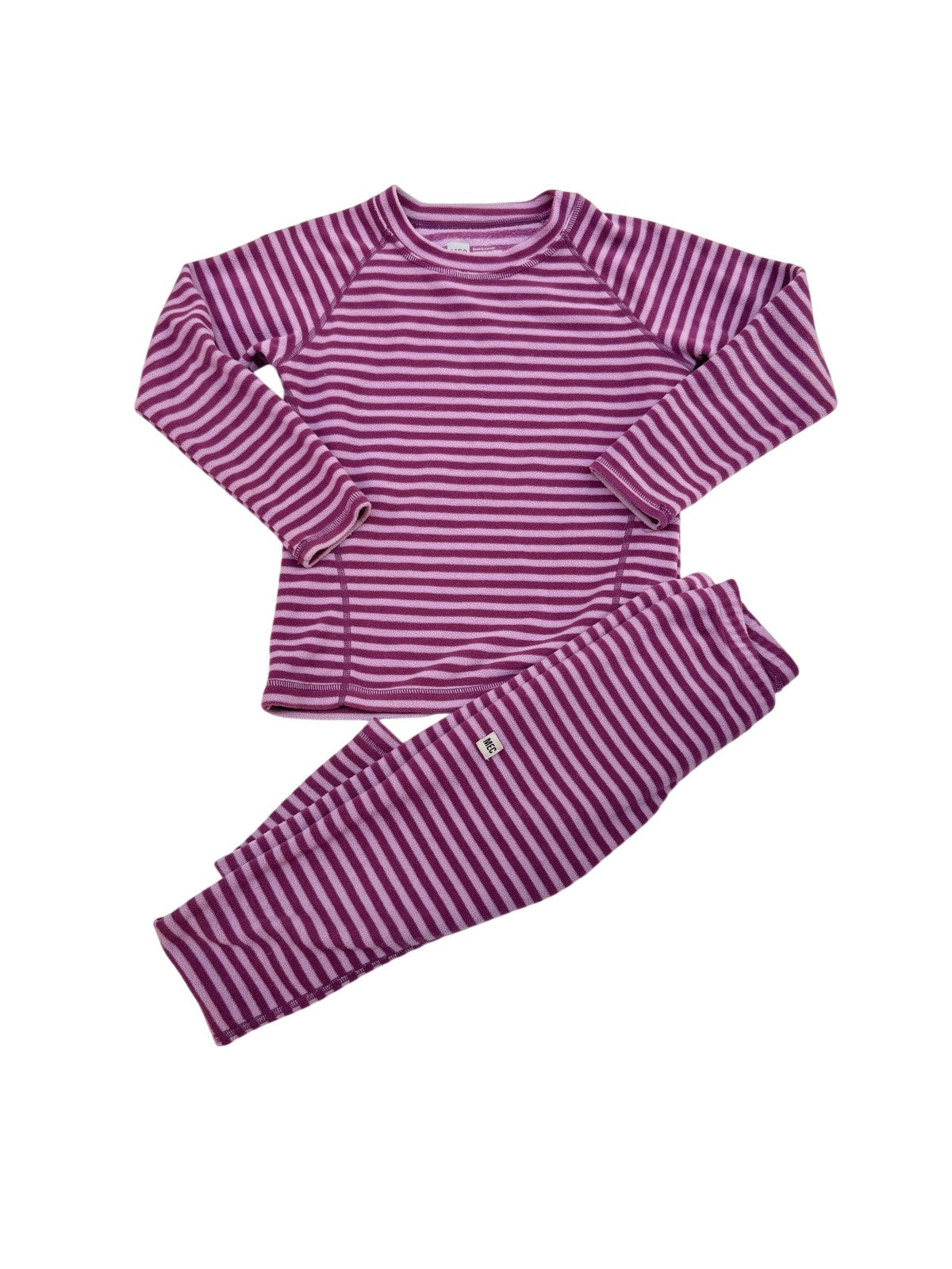 MEC Striped Fleece Pajama Set Size 6