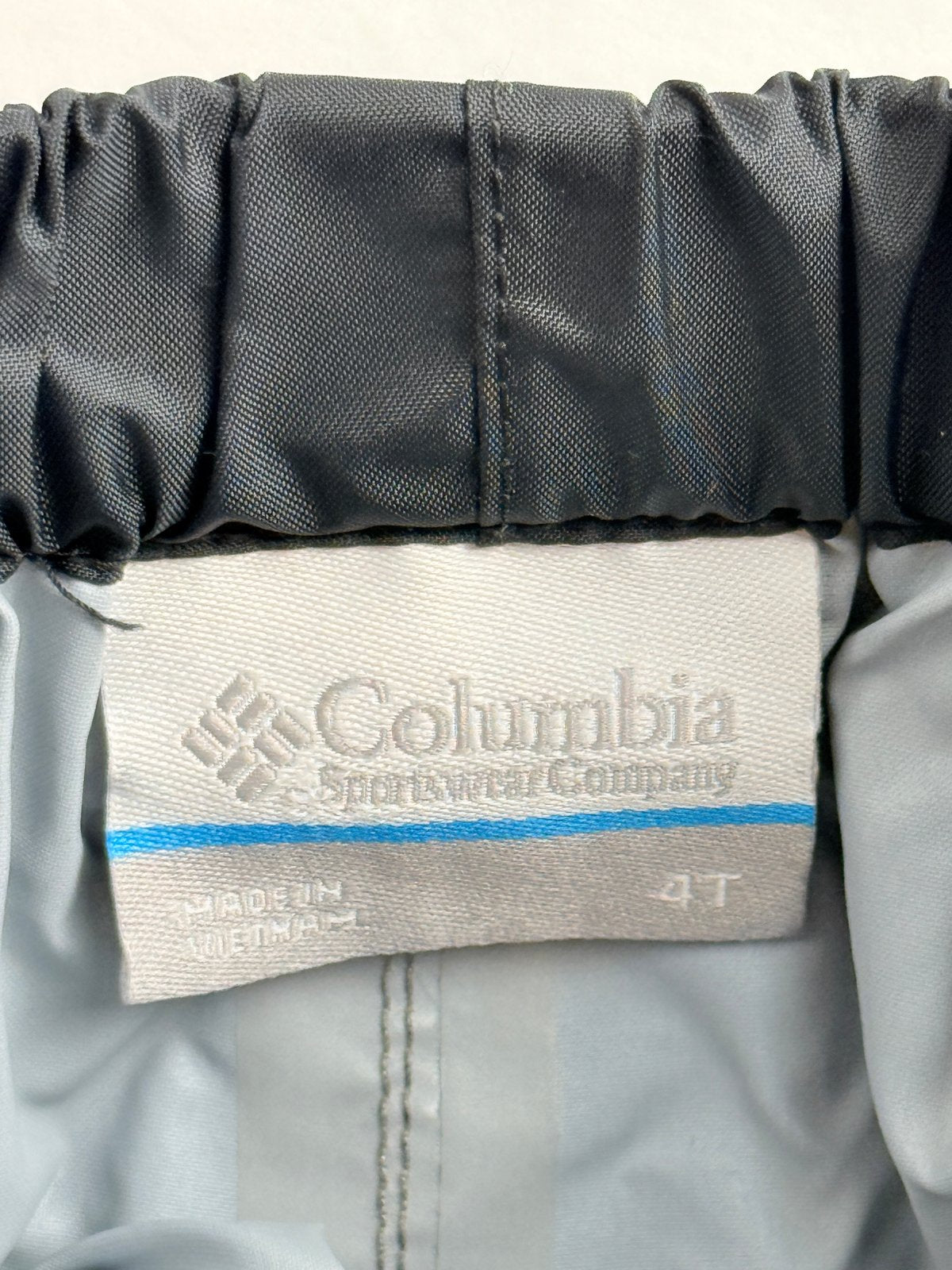 Columbia Black Cargo Rain Pants 4T