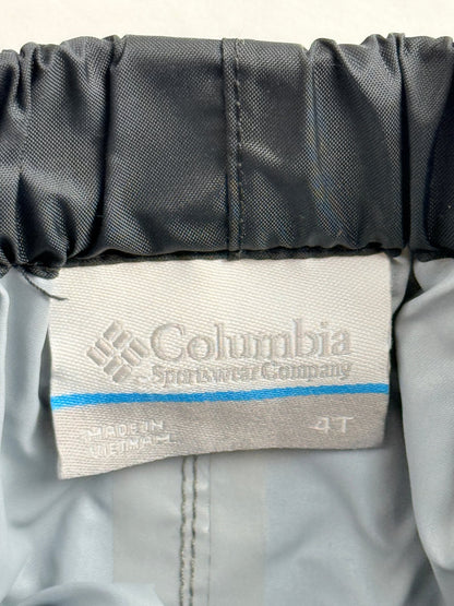 Columbia Black Cargo Rain Pants 4T