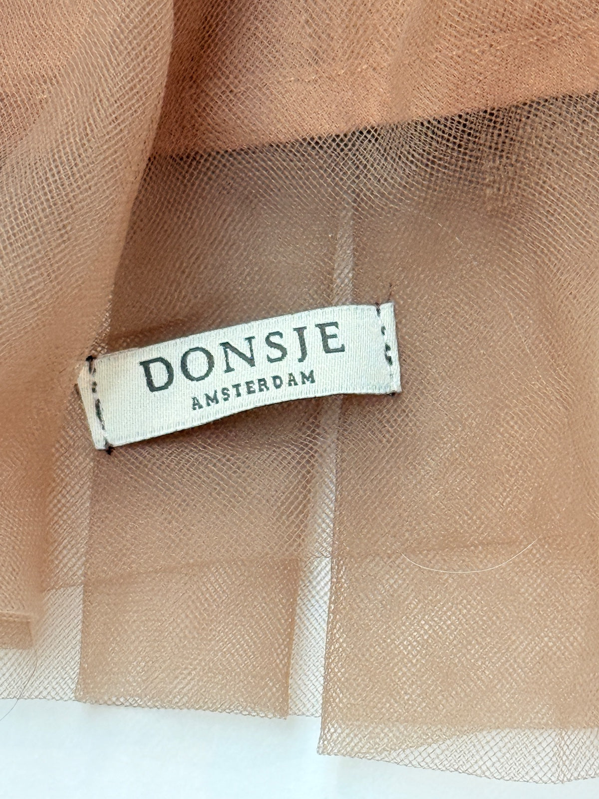 Donsje Brown Tiered Tulle Skirt 4-5Y
