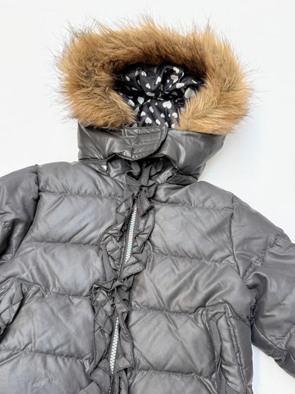 Rothschild Faux Fur Hood Puffer Coat 4