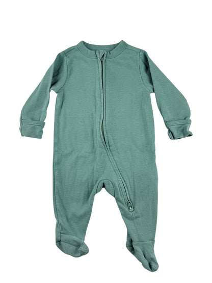 Old Navy Teal Zip Sleeper 0-3M