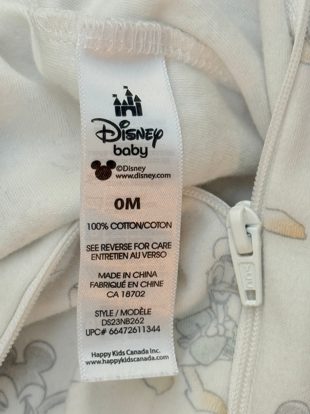 Disney Baby Mickey Mouse Footed Sleeper 0M