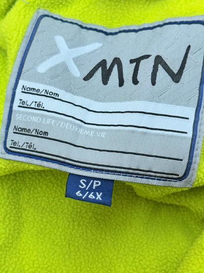 XMTN Blue Colorblock Rain Jacket 6/6X