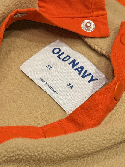 Old Navy Colorblock Fleece Snap Pullover 3T