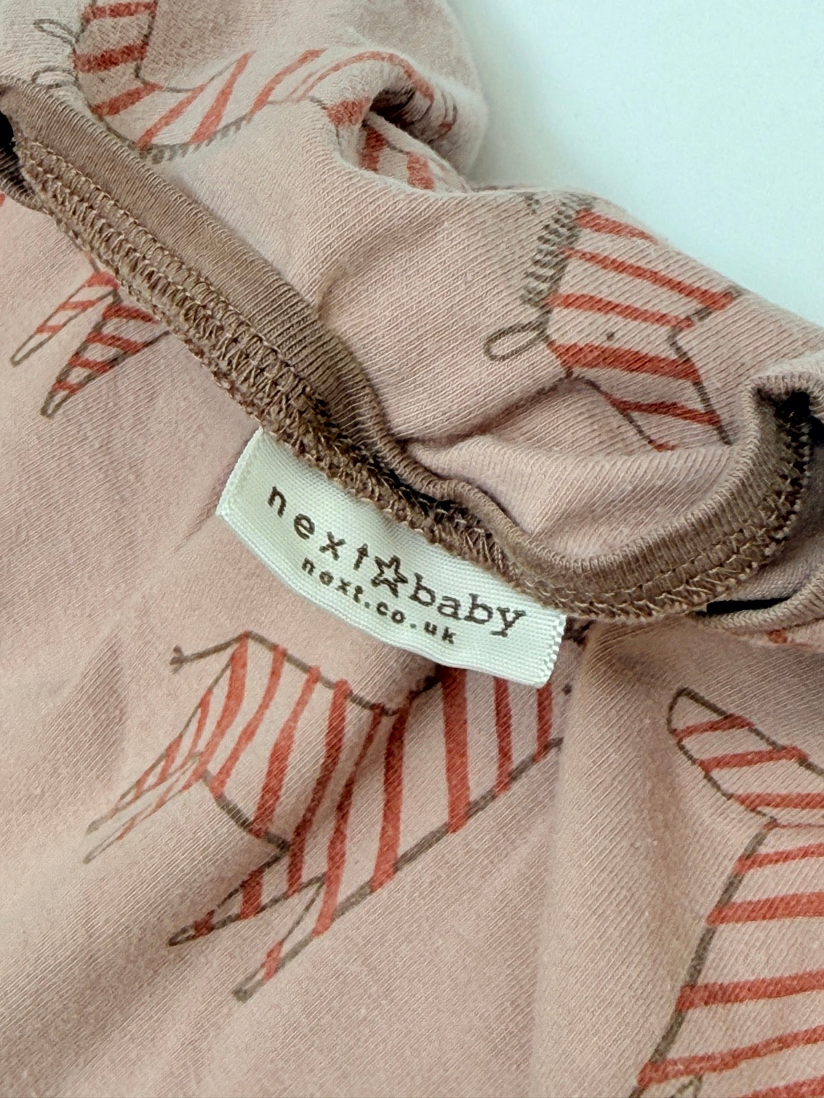 Next Baby Zebra Print Long Sleeve Top 9-12m
