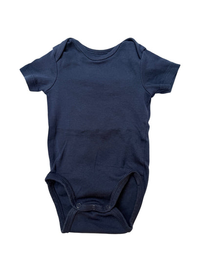 H&M Navy Cotton Bodysuit 4-6M