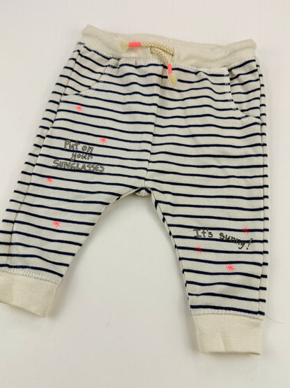 Zara BabyGirl Striped Pants 3/6M