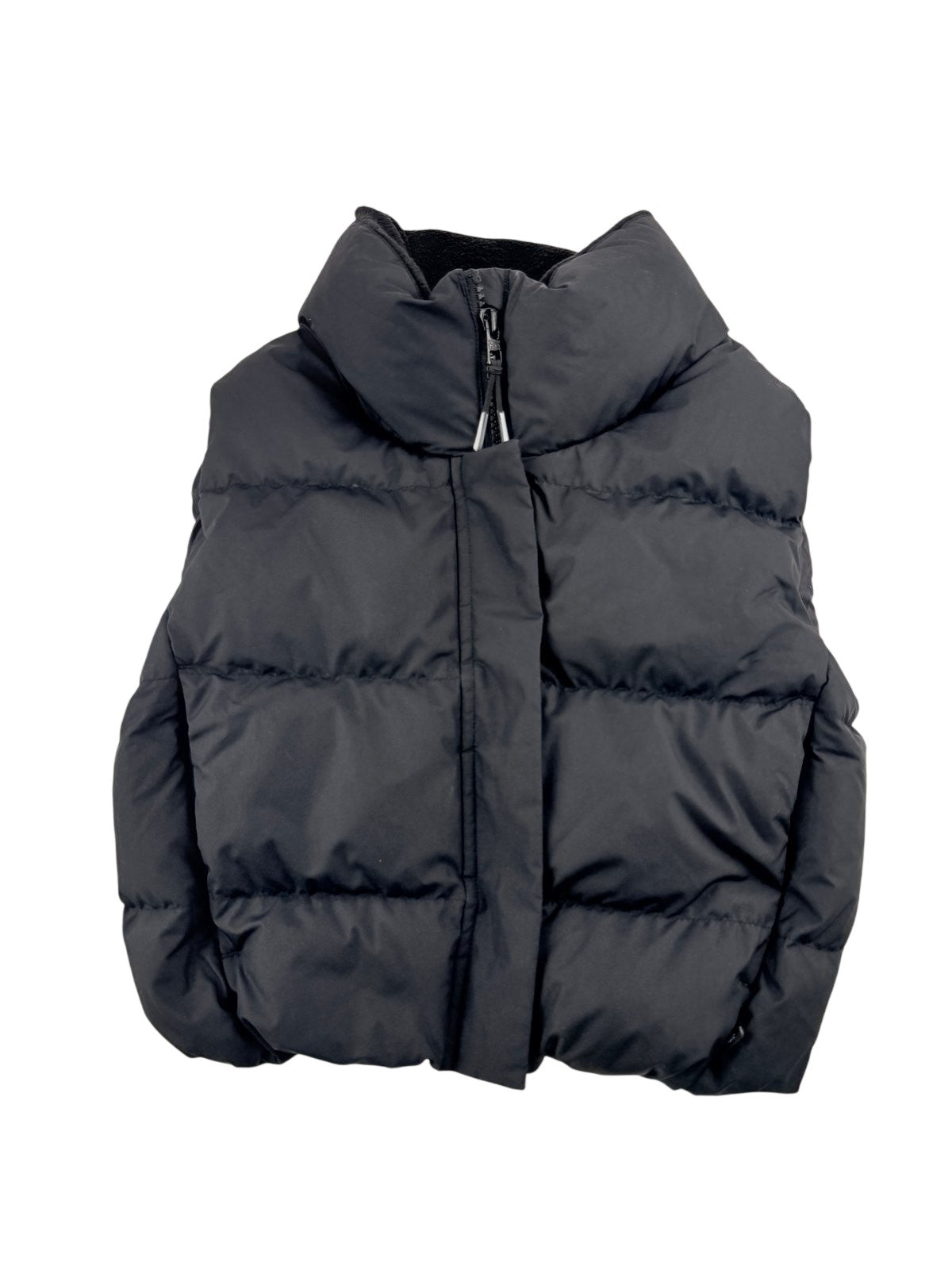 Athleta Girl Black Puffer Vest Size 6