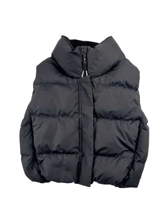 Athleta Girl Black Puffer Vest Size 6