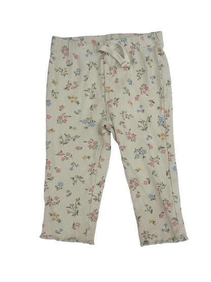 Carter's Floral Ribbed Pants 9M