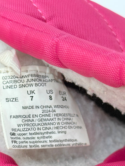 Mountain Warehouse Caribou Pink Snow Boots Size 8