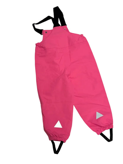 Jan & Jul Pink Rain Overalls Bibs 3T