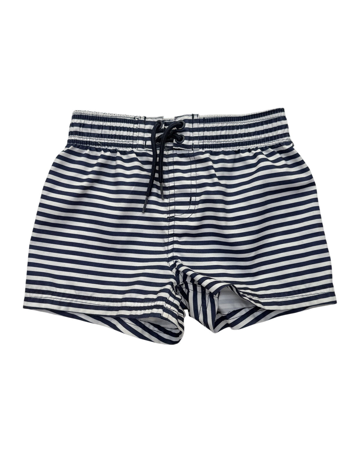 FatFace Navy Stripe Swim Shorts Size 4/5