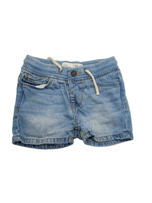 Zara Baby Light Blue Denim Shorts 3-6M