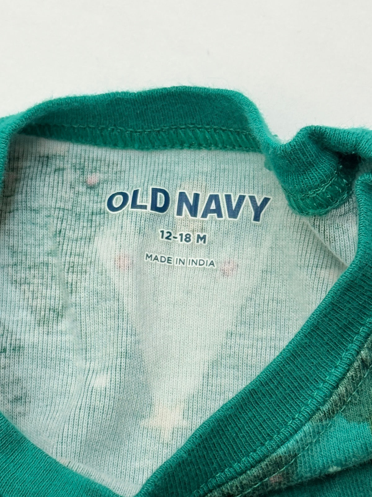 Old Navy Christmas Tree Pajama Set 12-18M
