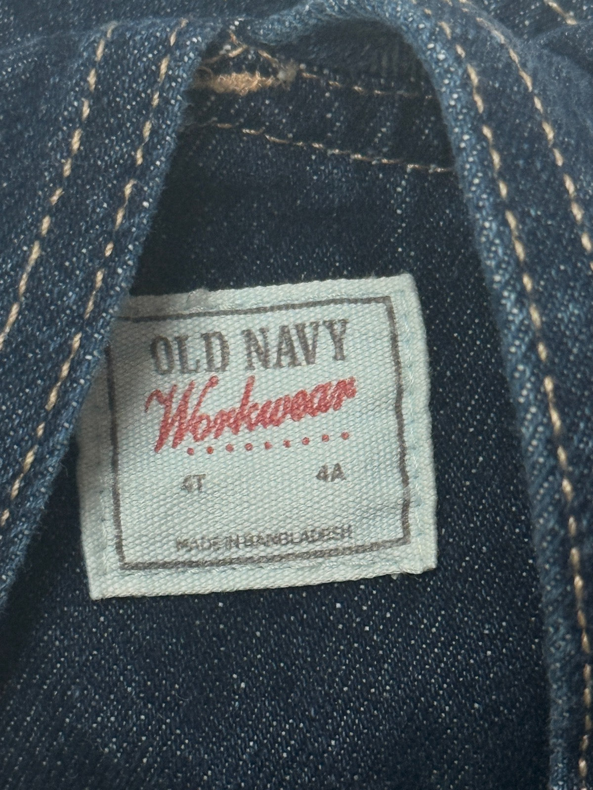 Old Navy Workwear Denim Overalls 4T