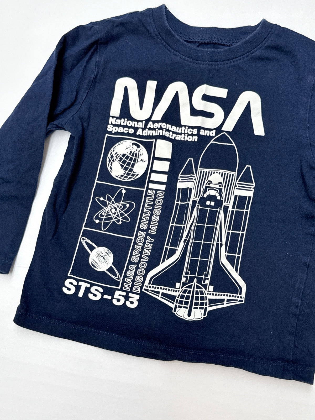 H&M NASA Space Shuttle T-Shirt 2-4Y