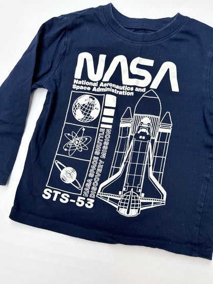 H&M NASA Space Shuttle T-Shirt 2-4Y