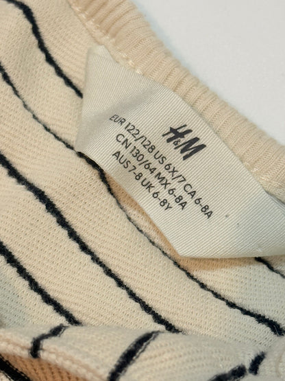 H&M Striped Sweater Shirt Long Sleeve Size 6-8y