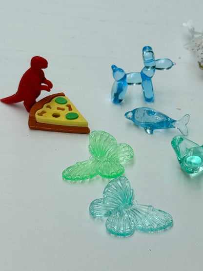 Mini Figurine Charms Set in Gift Bag