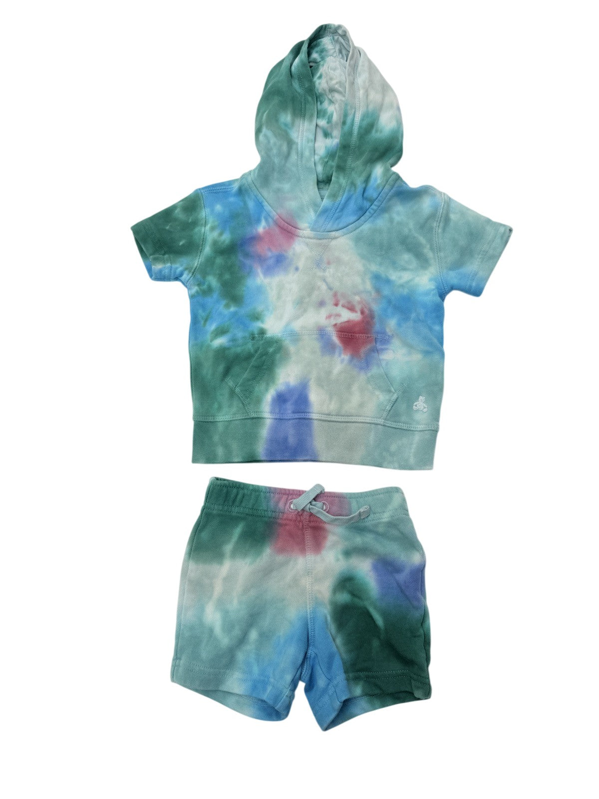Baby Gap Tie-Dye Hoodie Shorts Set 12-18M