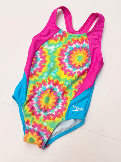 Speedo Tie-Dye Swimsuit Size 4