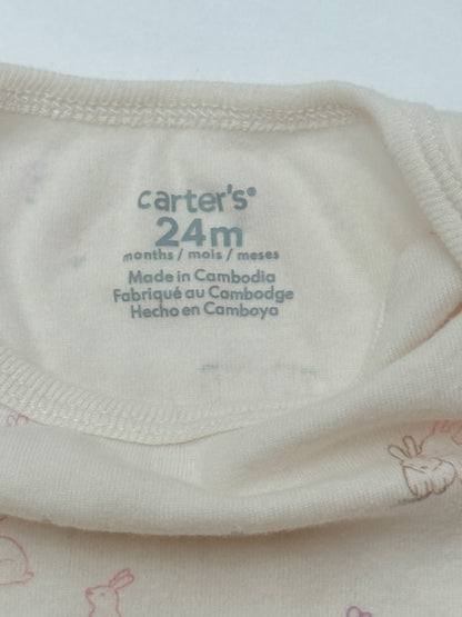Carter's Bunny Print Bodysuit 24M