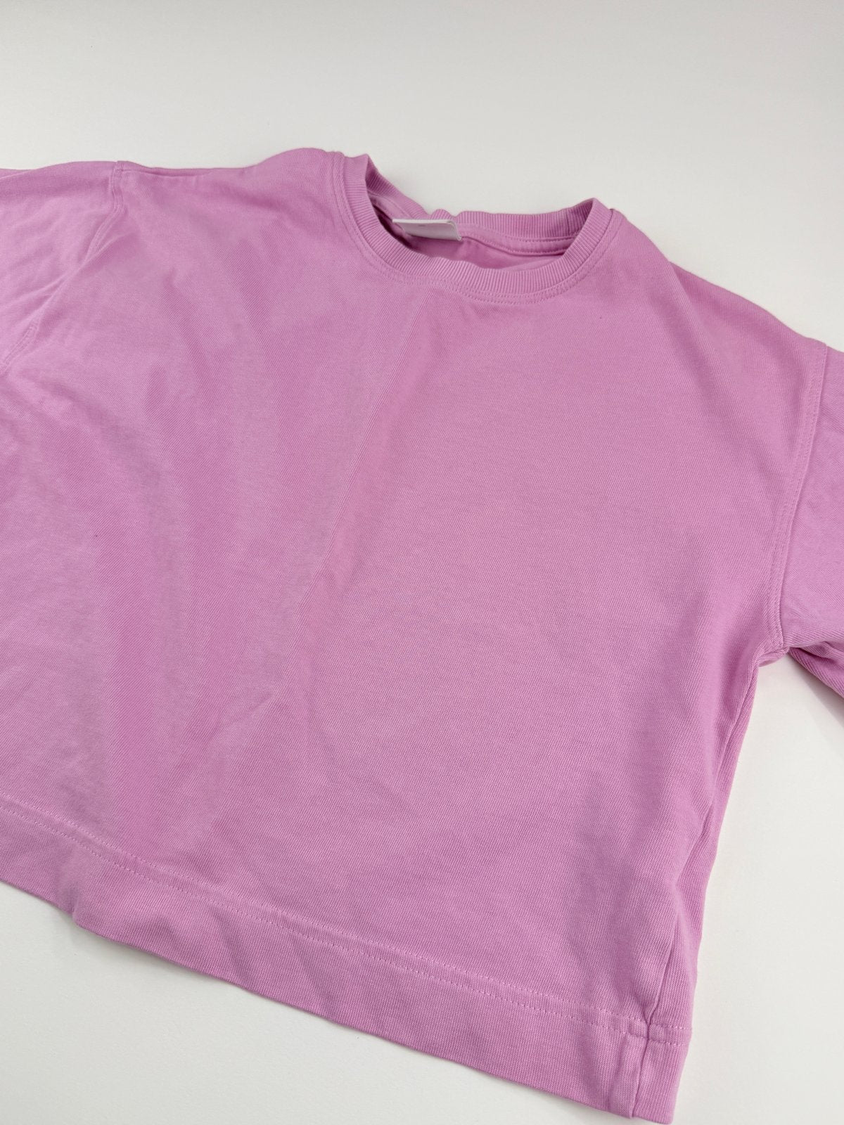 Zara Pink Cropped T-Shirt Size 11-12Y