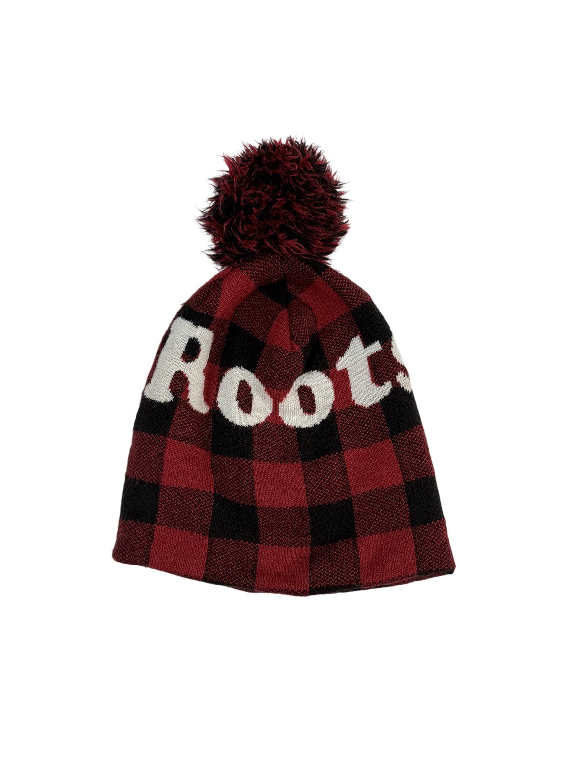 Roots Buffalo Plaid Pom Beanie 2-5Y