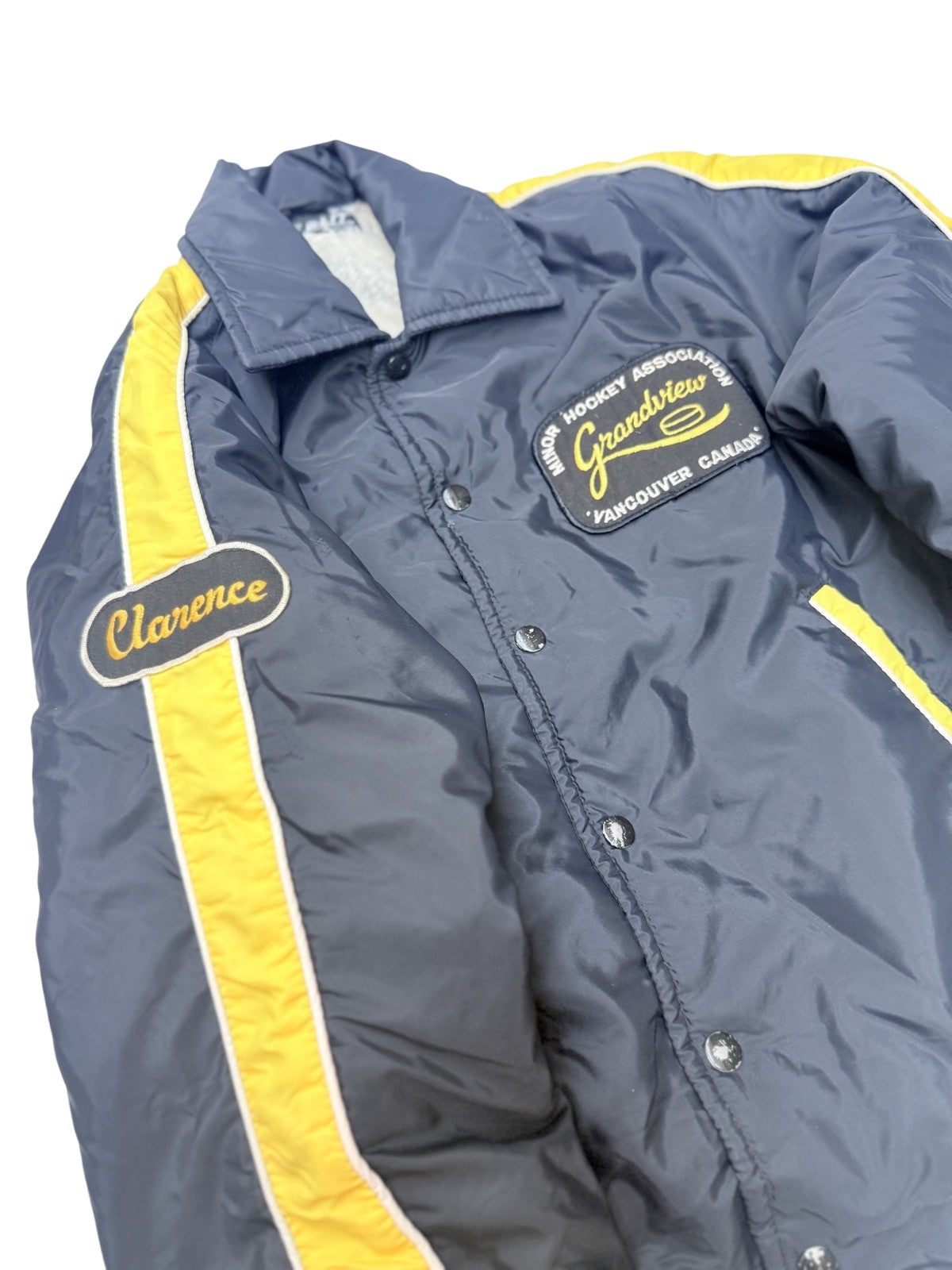 Vintage Grandview Minor Hockey Satin Jacket 14Y+