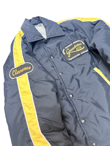 Vintage Grandview Minor Hockey Satin Jacket 14Y+