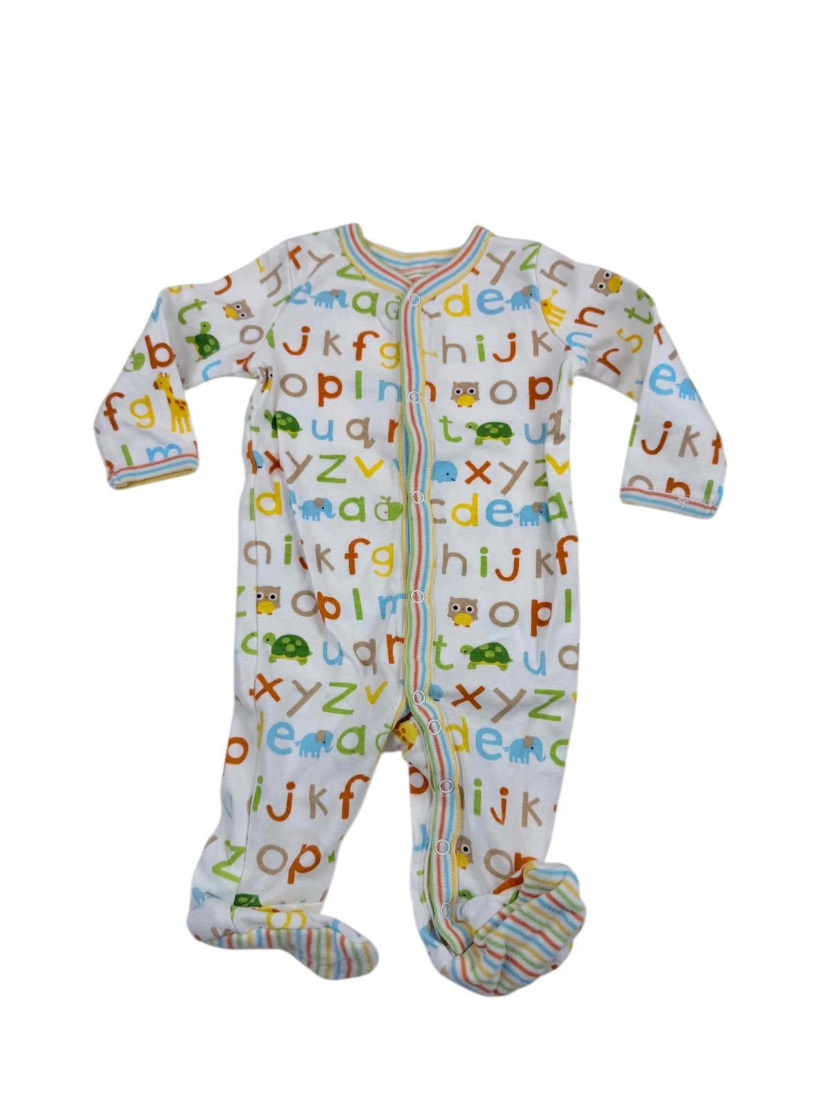 Gymboree Alphabet Animals Sleeper 0-3M