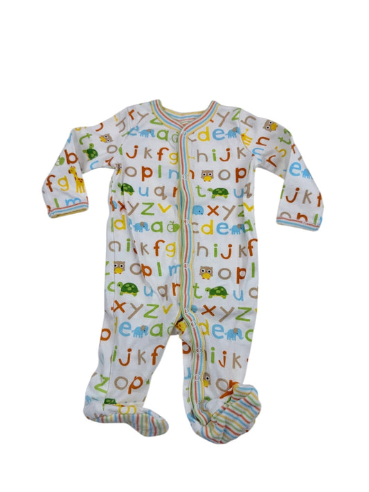 Gymboree Alphabet Animals Sleeper 0-3M