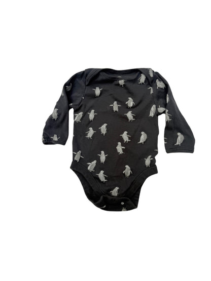 Old Navy Penguin Print Bodysuit 3-6M