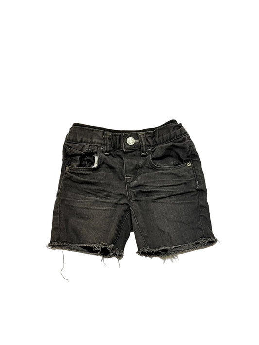 Gap Black Denim Cut-Off Shorts 12-18m