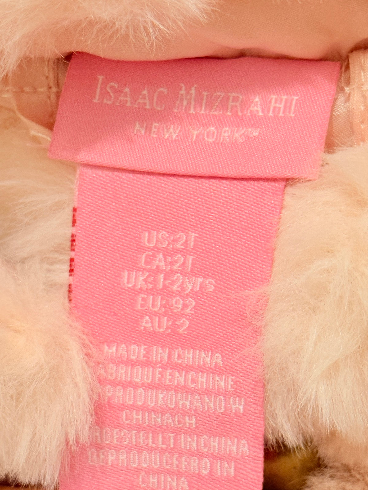 Isaac Mizrahi Faux Fur Jacket Size 2T
