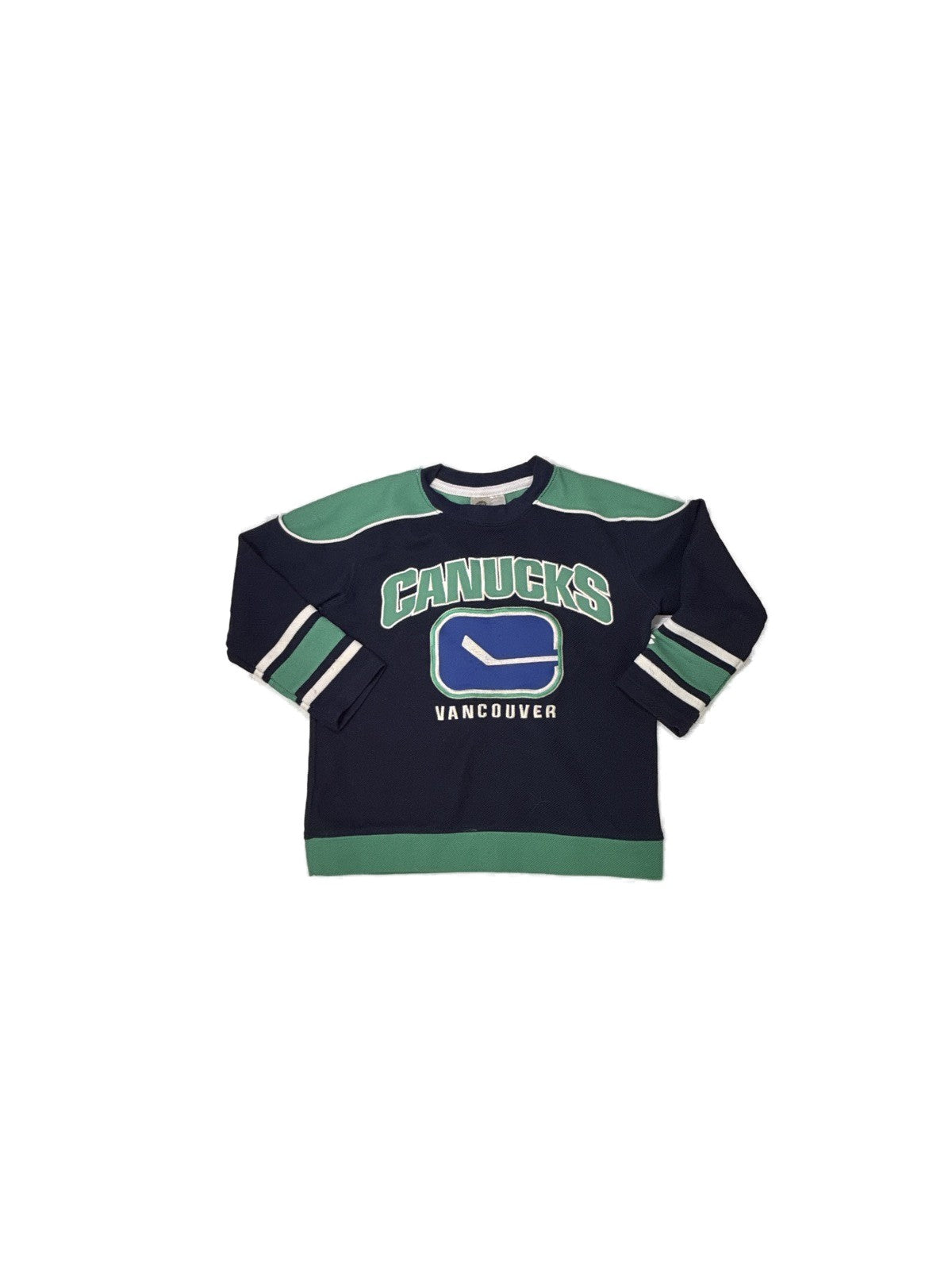 Mighty Mac Vintage Vancouver Canucks Crew Neck Sweatshirt Size 6