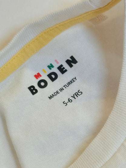 Mini Boden Ice Cream Graphic T-Shirt 5-6Y