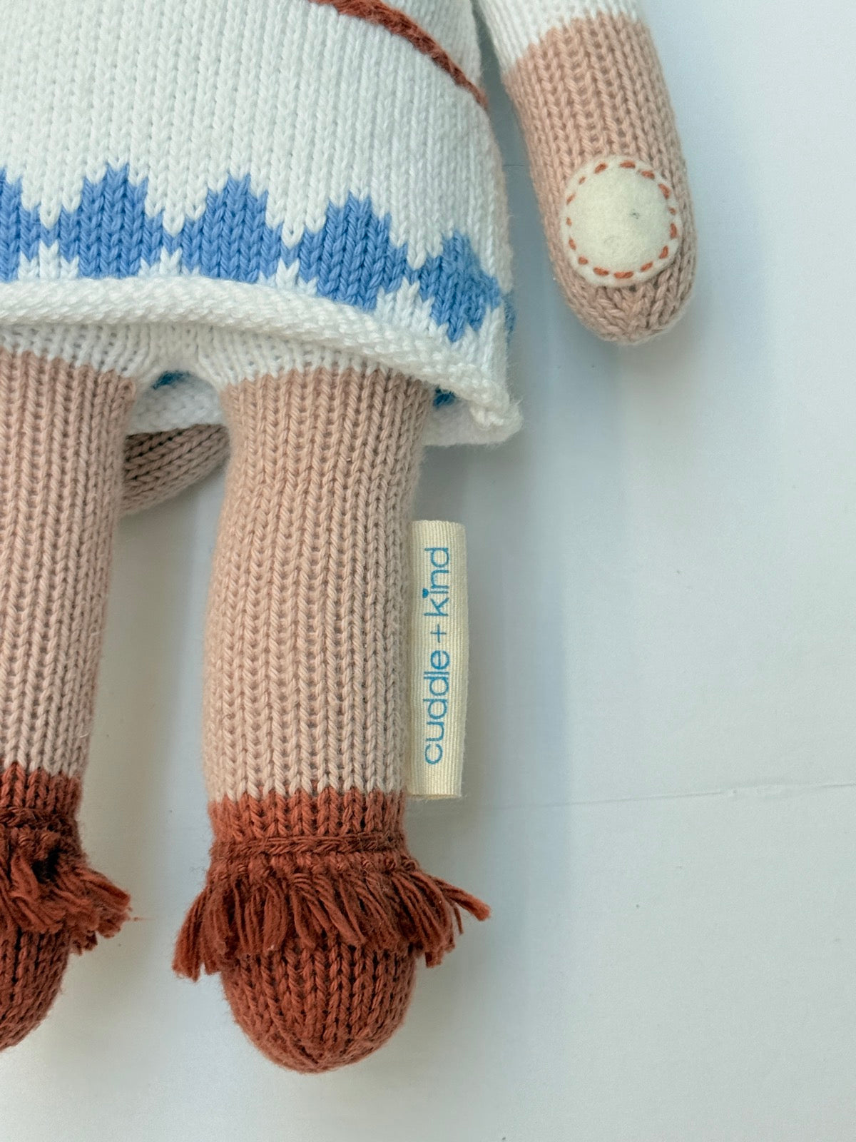 Cuddle+Kind Knit Cat Doll in Dress