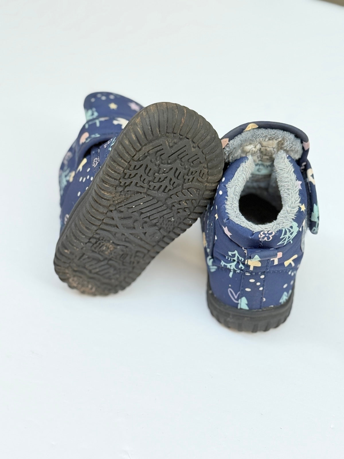 Jan & Jul Navy Winter Boot Size US 4