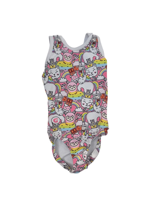 Gymgear Kawaii Print Gymnastics Leotard Size 5 6