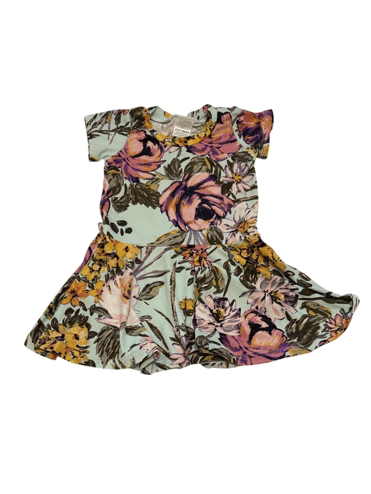 Pip+Mav Floral Twirl Dress 6-12M