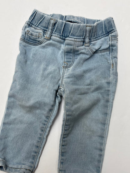 Gap Denim My First Jegging Light Wash Jeans 6-12M