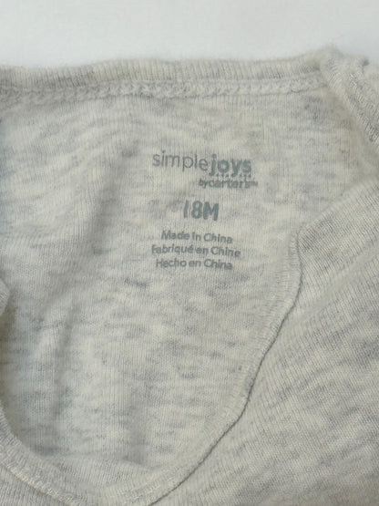 Simple Joys by Carter's Grey Bodysuit 18M