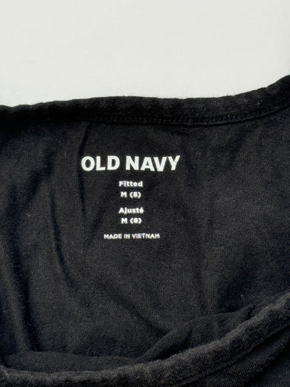 Old Navy Black Fitted Tank Top M(8)