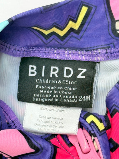 Birdz Children Wow Print Swimsuit 24M