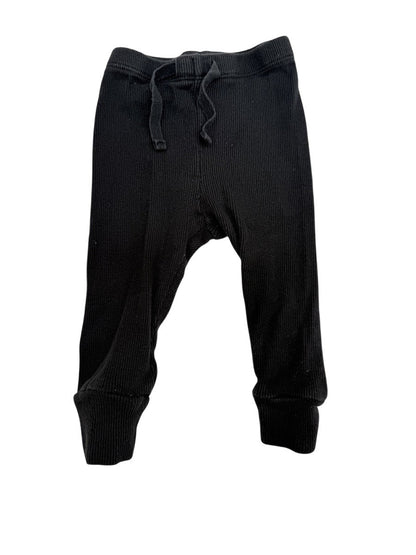 Baby Gap Black Ribbed Joggers 6-12M