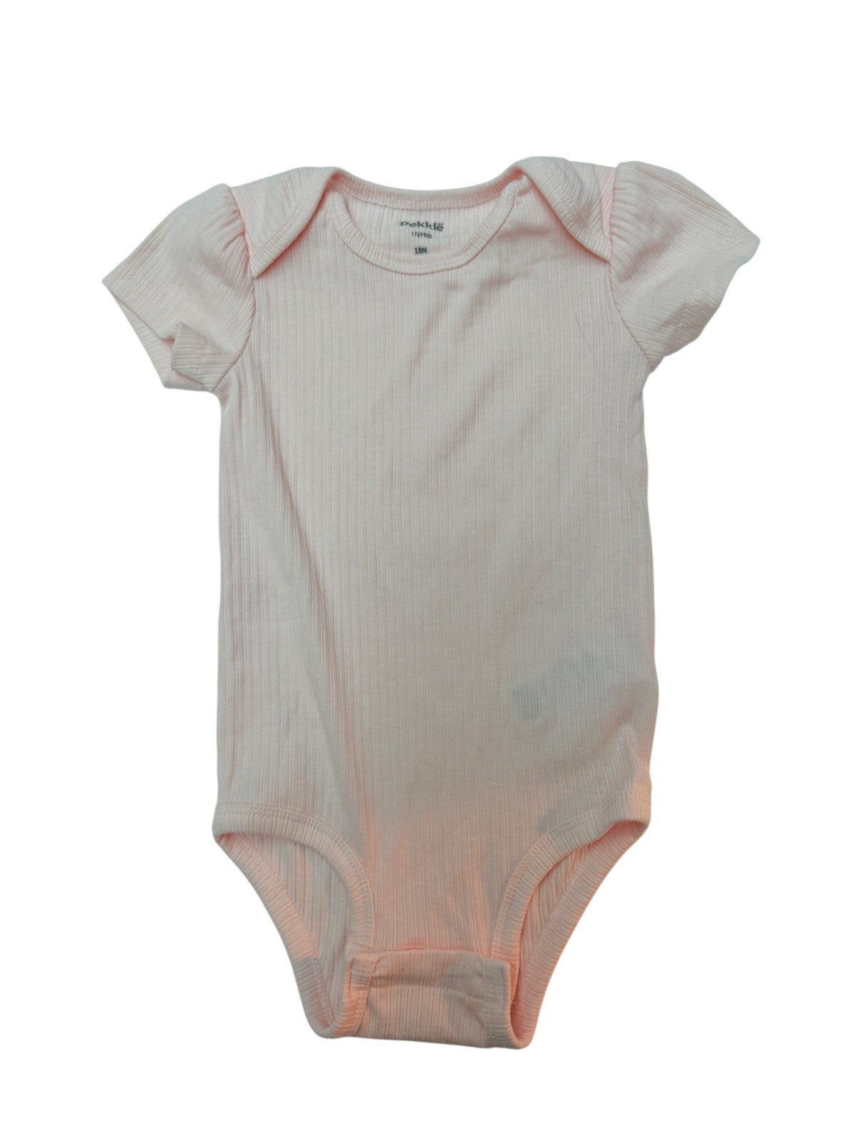 Pekkle Pink Ribbed Bodysuit 18M